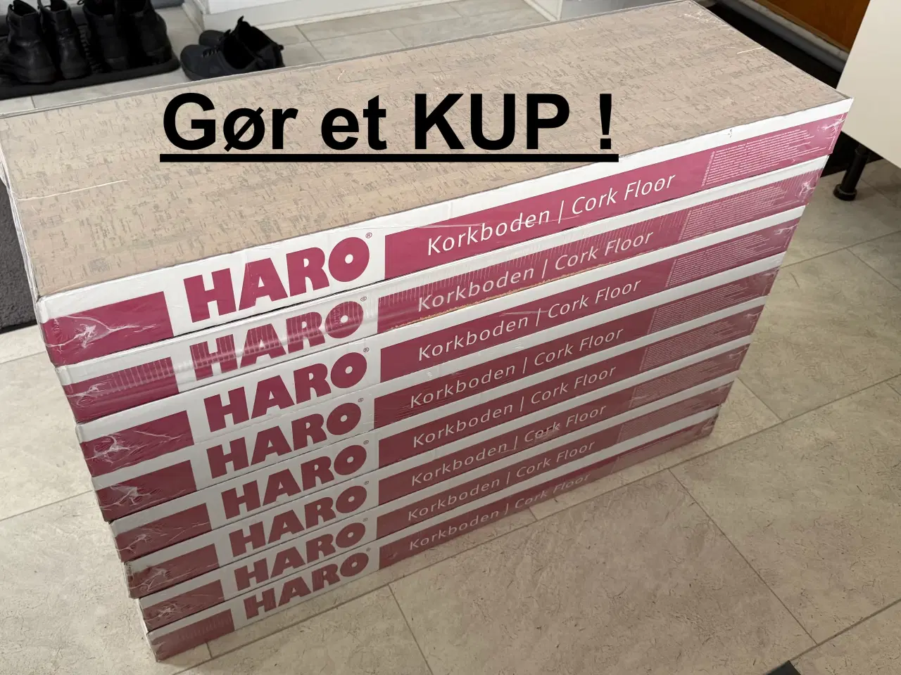 Billede 1 - Helt nyt kork gulv