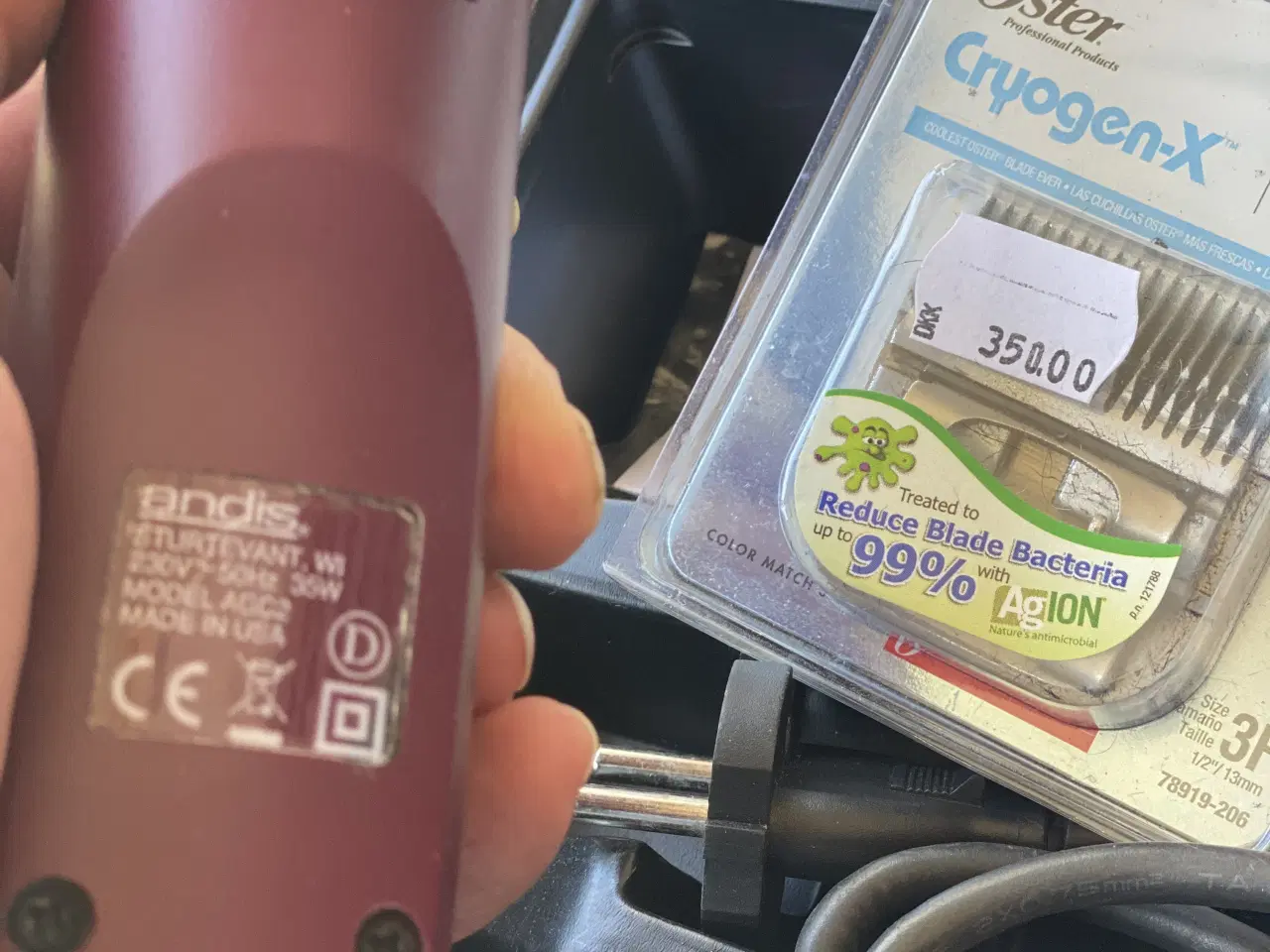 Billede 3 - Hundeklipper/hesteklipper Andis AGC super 2 speed