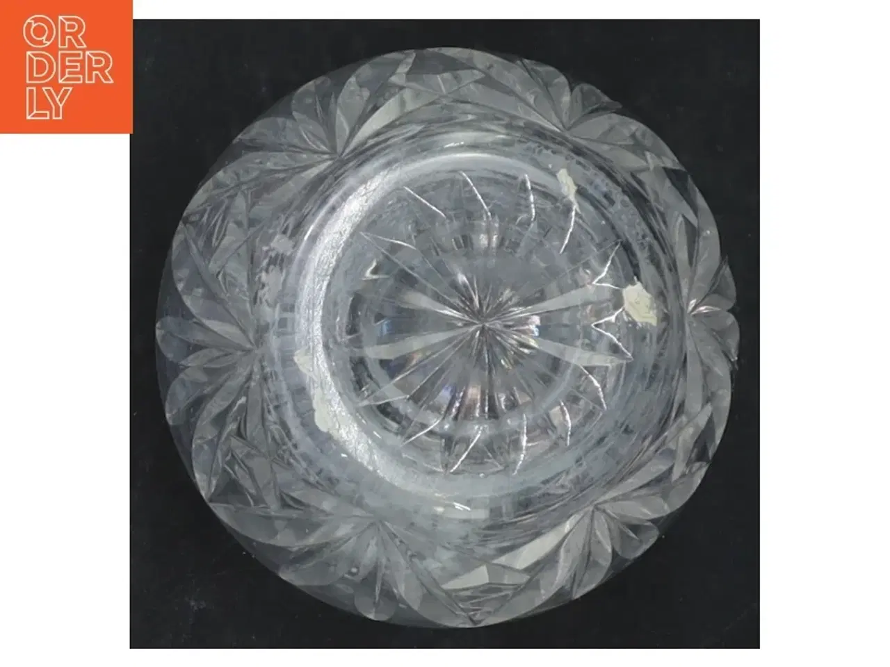 Billede 3 - Krystal karaffel med prop (str. Ø 9 cm. længde, 17 cm)