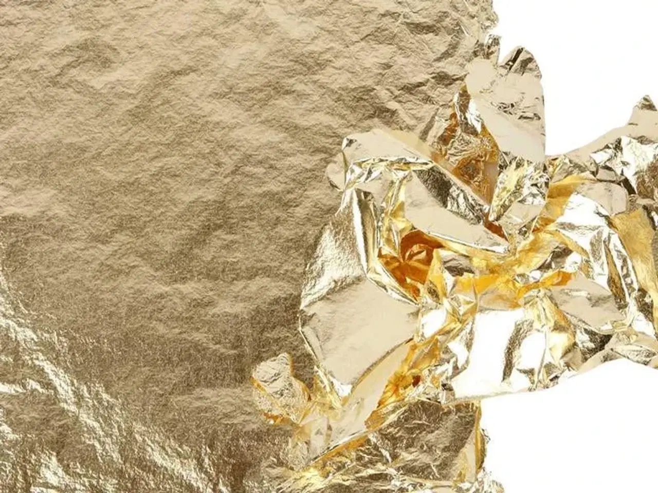 Billede 1 - Guld Bladmetal 16x16 cm - 25 ark til dekoration