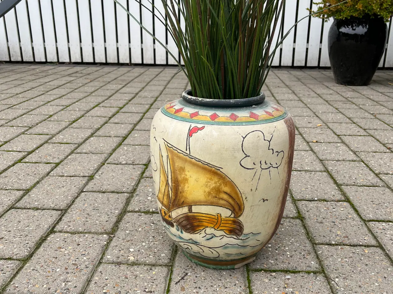 Billede 2 - Retro gulv vase