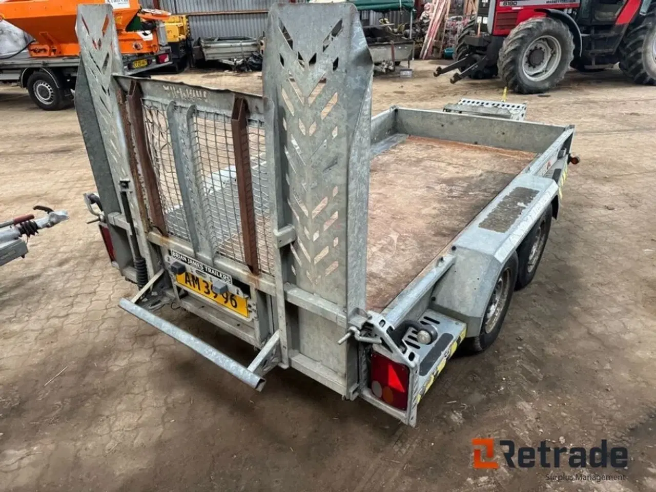 Billede 4 - Brian James A-type 27xtfb 2700kg Trailer med slisker