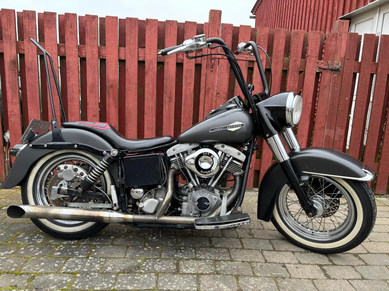 Billede 5 - Flot, velholdt og lettere ombygget 1979 Harley Dav