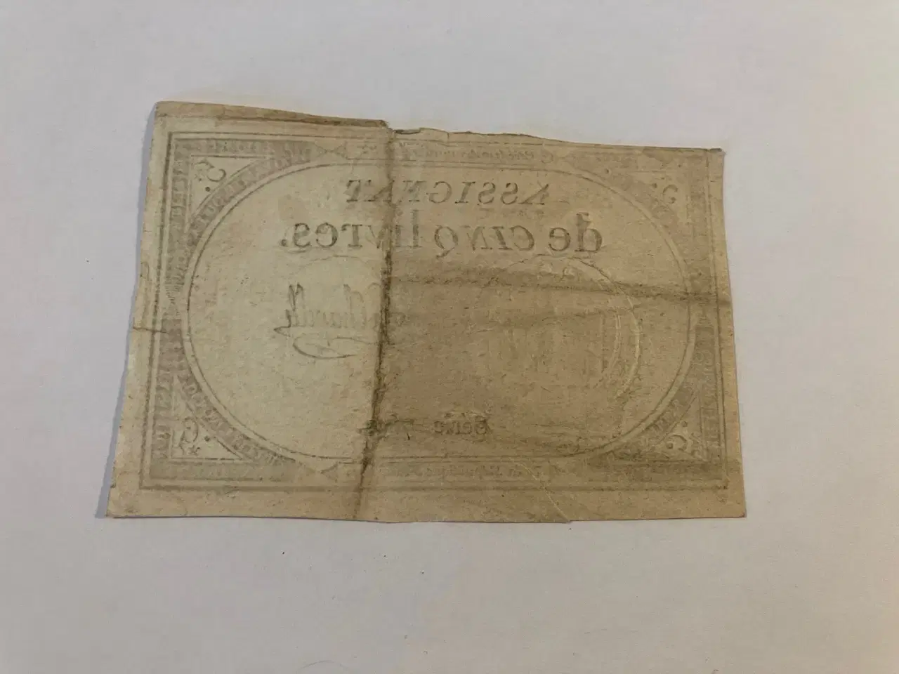 Billede 2 - Assignat France 5 Livres