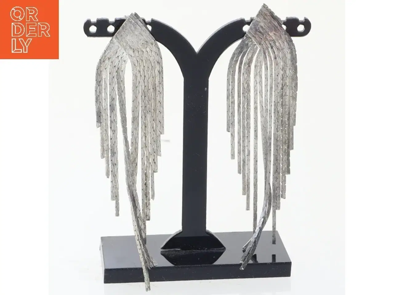 Billede 1 - Øreringe (str. 6,7x1,6 cm)