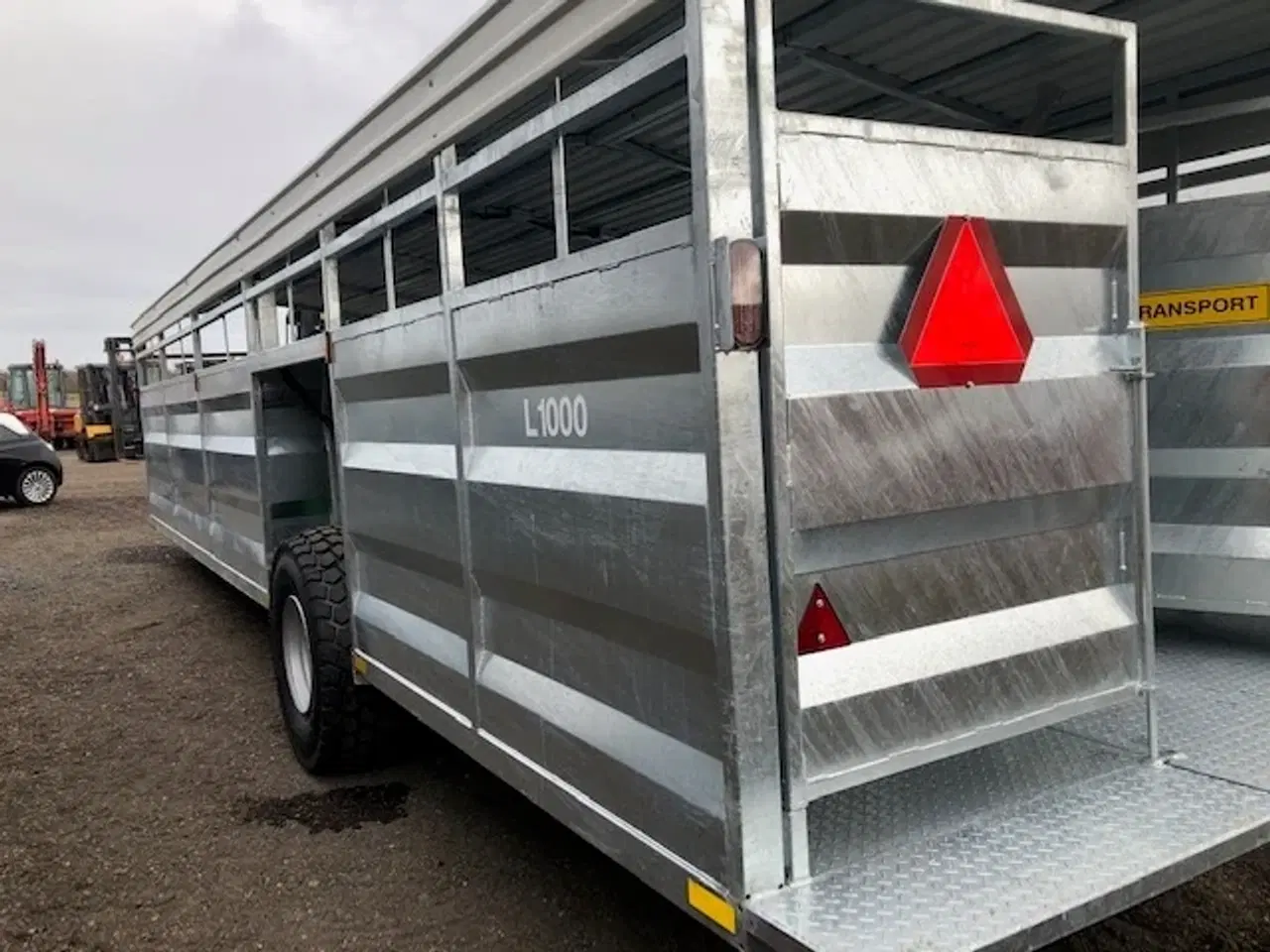 Billede 4 - NOC Agro Grisevogn med højdeløft V10250 GALVANISERET.