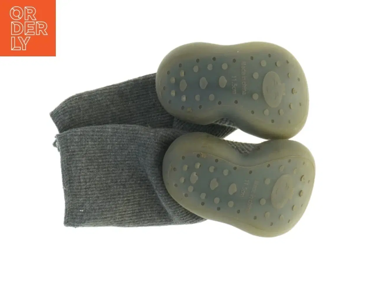 Billede 3 - Strikkede hjemmesko til baby (str. 11,5 cm)
