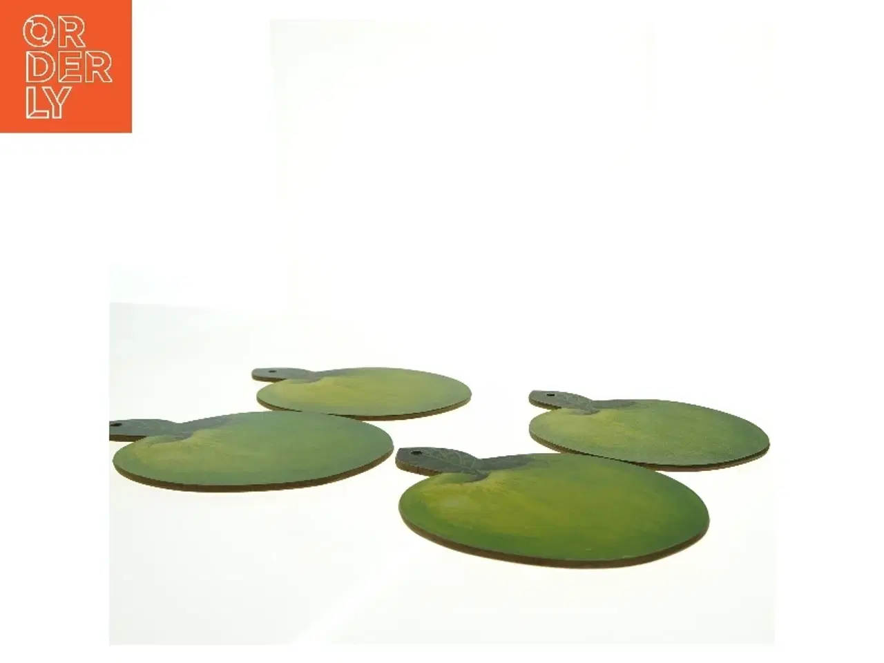 Billede 4 - Træbakker med æblemotiv