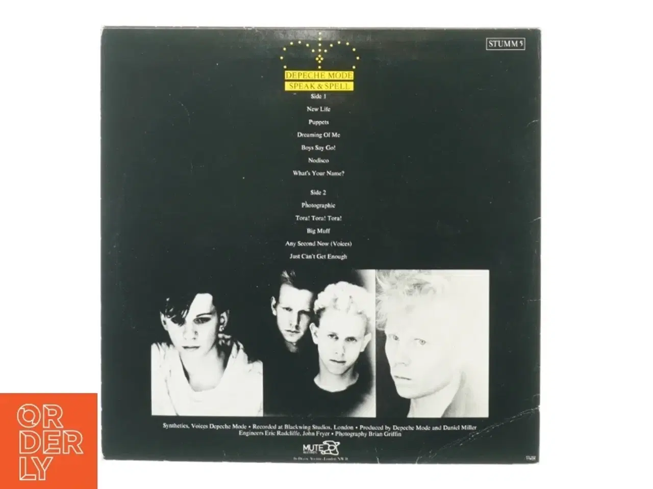 Billede 3 - Depeche Mode - Speak and spell (LP) fra Mute (str. 30 cm)