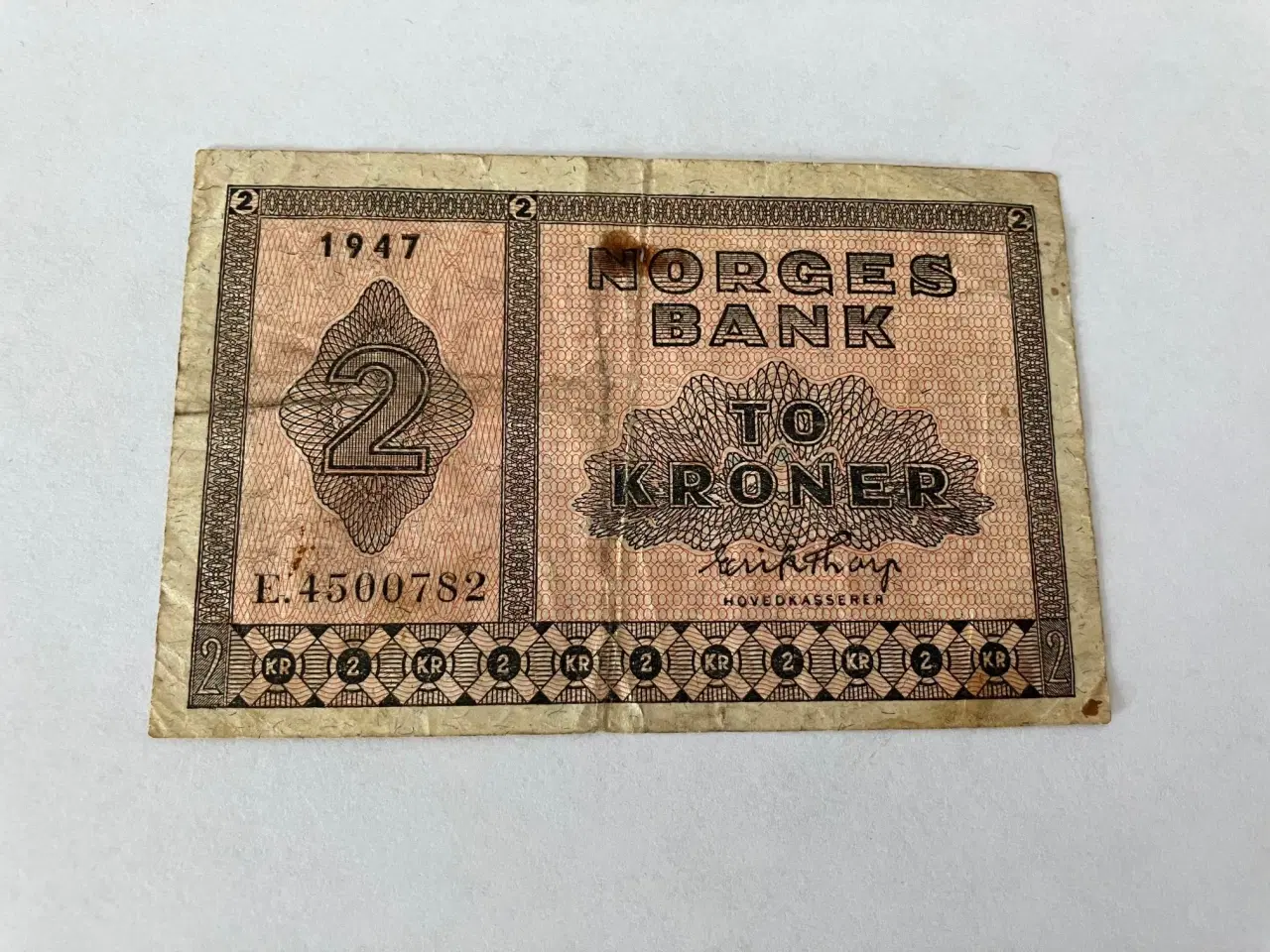 Billede 1 - 2 Kroner 1947 Norge
