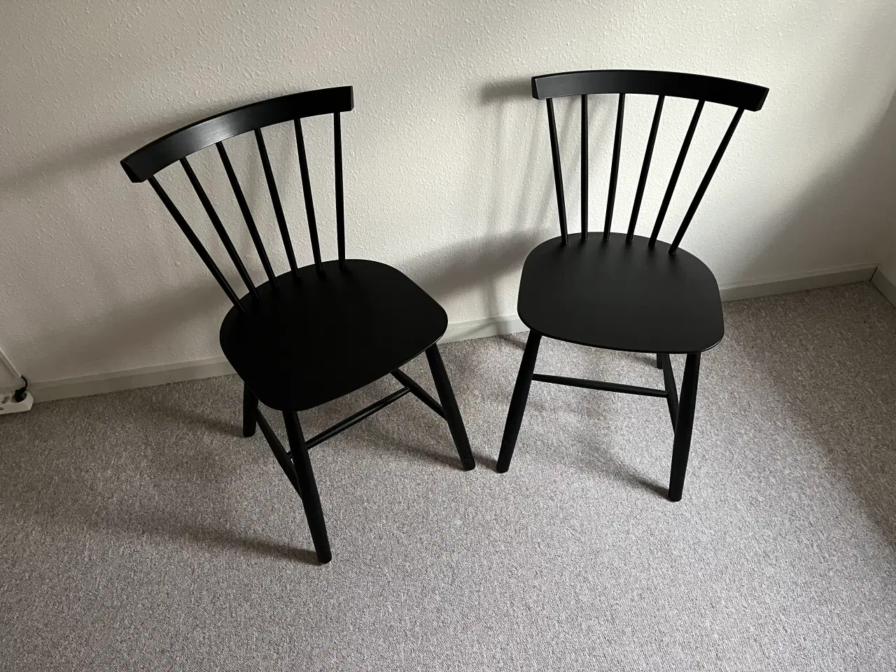 Billede 1 - FDB J46 2 stk. Farve Jet-Black.