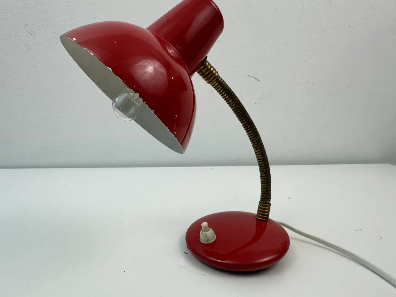 Billede 8 - Retro bordlampe, rød