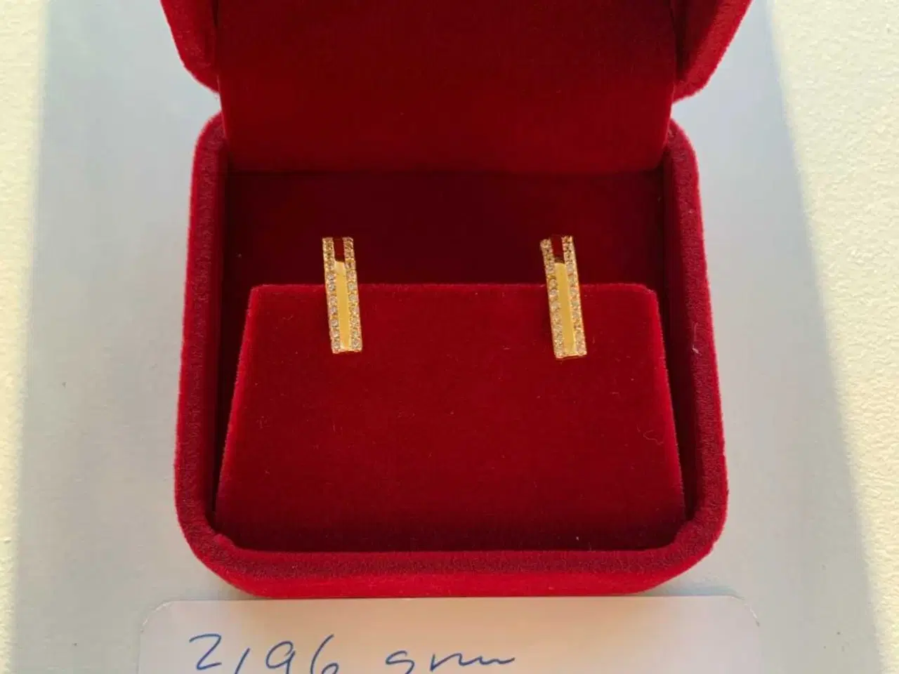 Billede 1 - Øreringe 21 karat ægte guld 