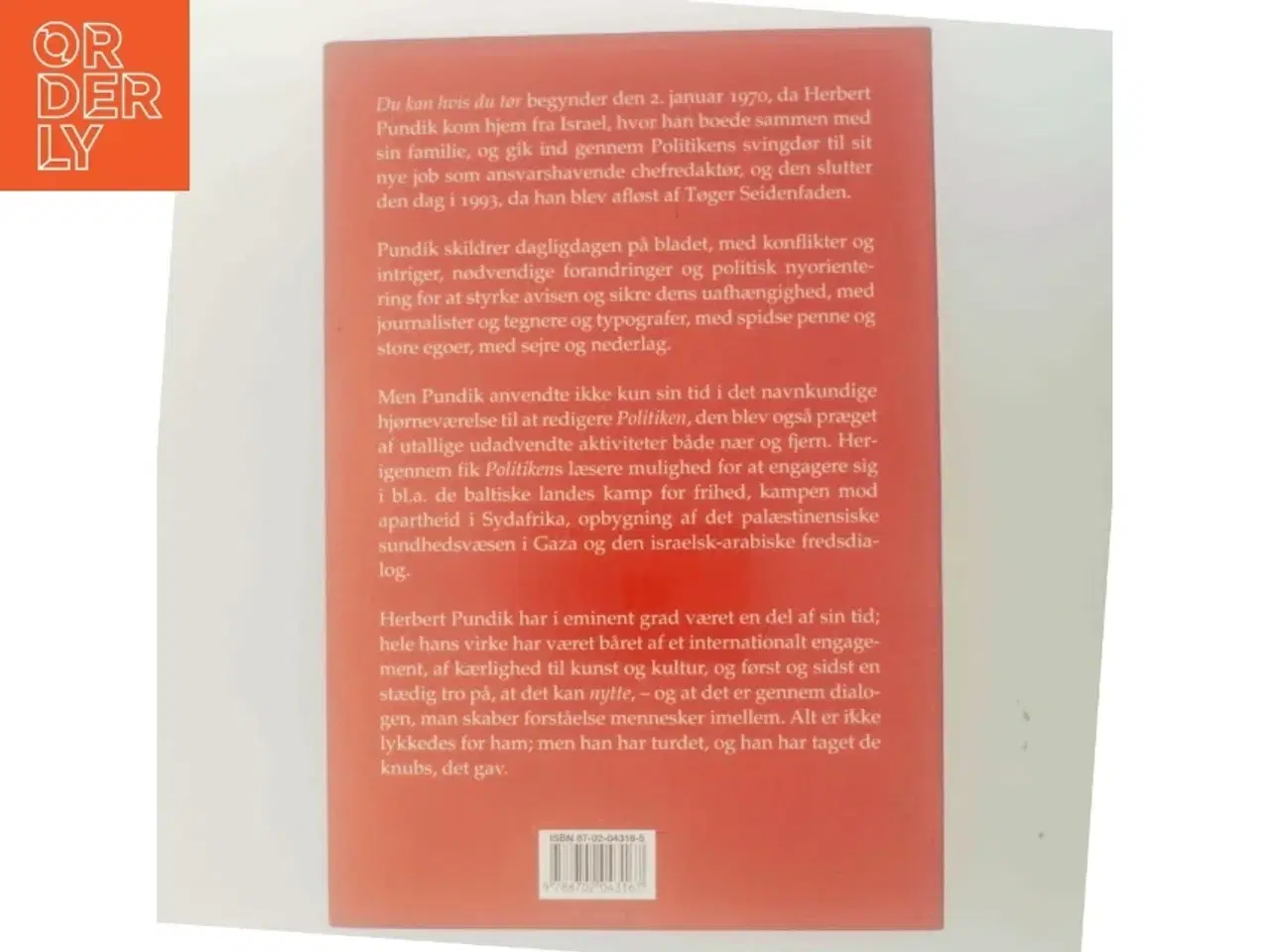 Billede 3 - Du kan hvis du tør af Herbert Pundik (Bog)