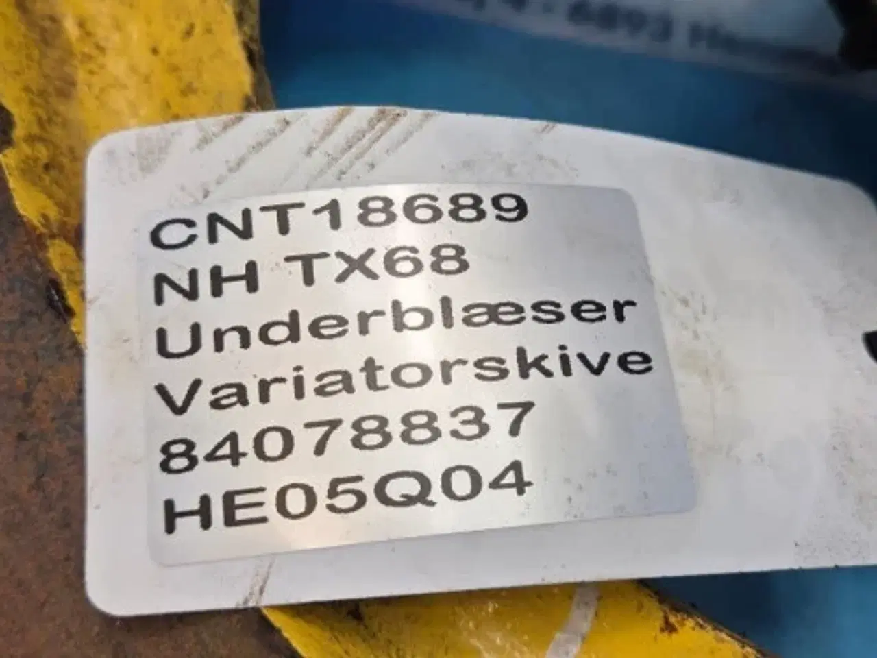 Billede 11 - New Holland TX68 Variatorskive 84078837