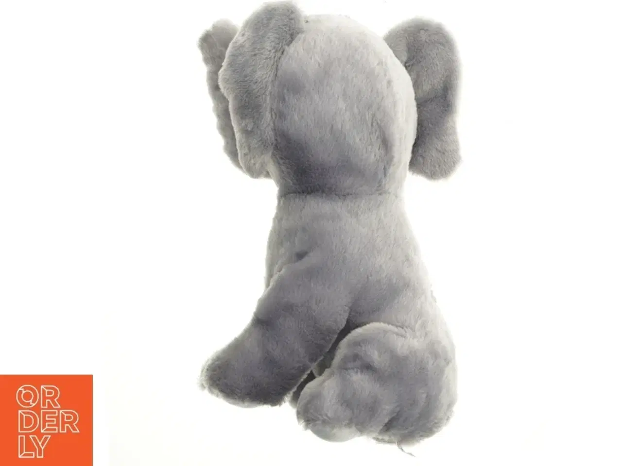 Billede 8 - Blågrå plys elefant