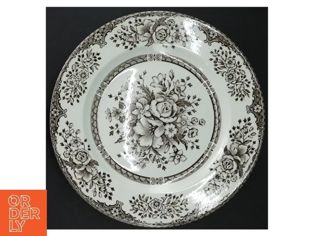 Billede 4 - Kew Gardens Middagstallerken med blomstermotiv fra Kew Gardens (str. 25 cm)