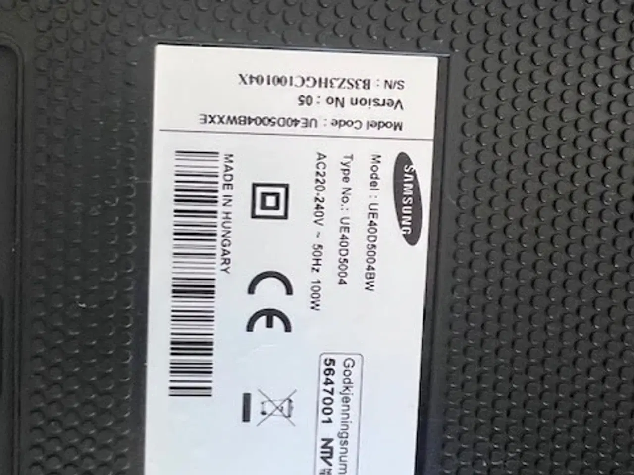 Billede 2 - Flot velholdt Samsung 40" med vægbeslag