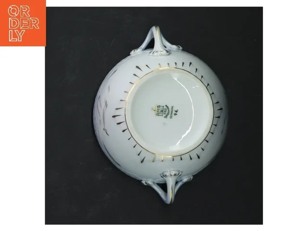 Billede 2 - Sukkerskål med mågemotiv fra Bing Og Grøndal (str. Ø 11 cm)