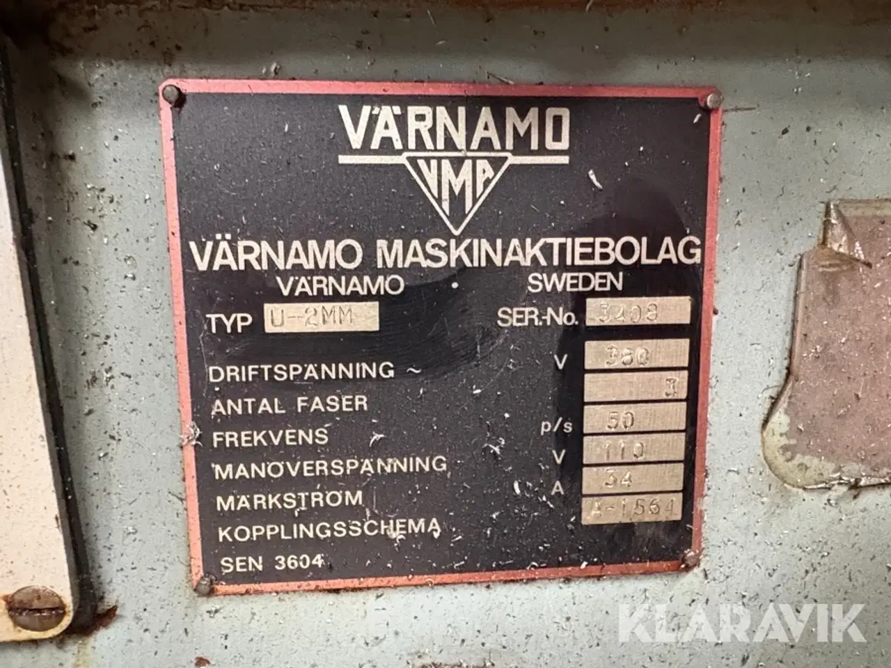 Billede 4 - Fræsemaskine Värnamo U-2MM
