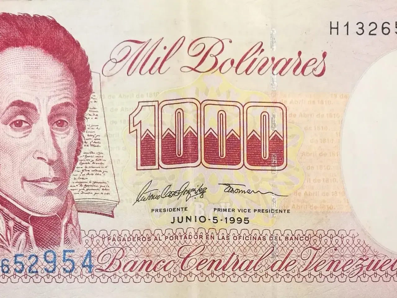 Billede 3 - Wenezuela sedler og mønter.