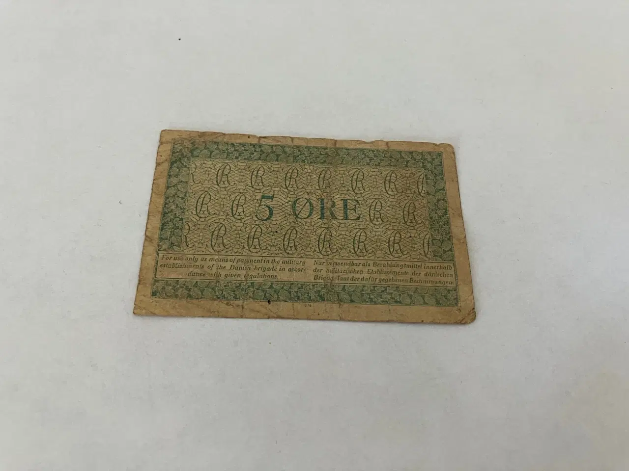 Billede 1 - 5 Øre Den Danske Brigade - Slidt