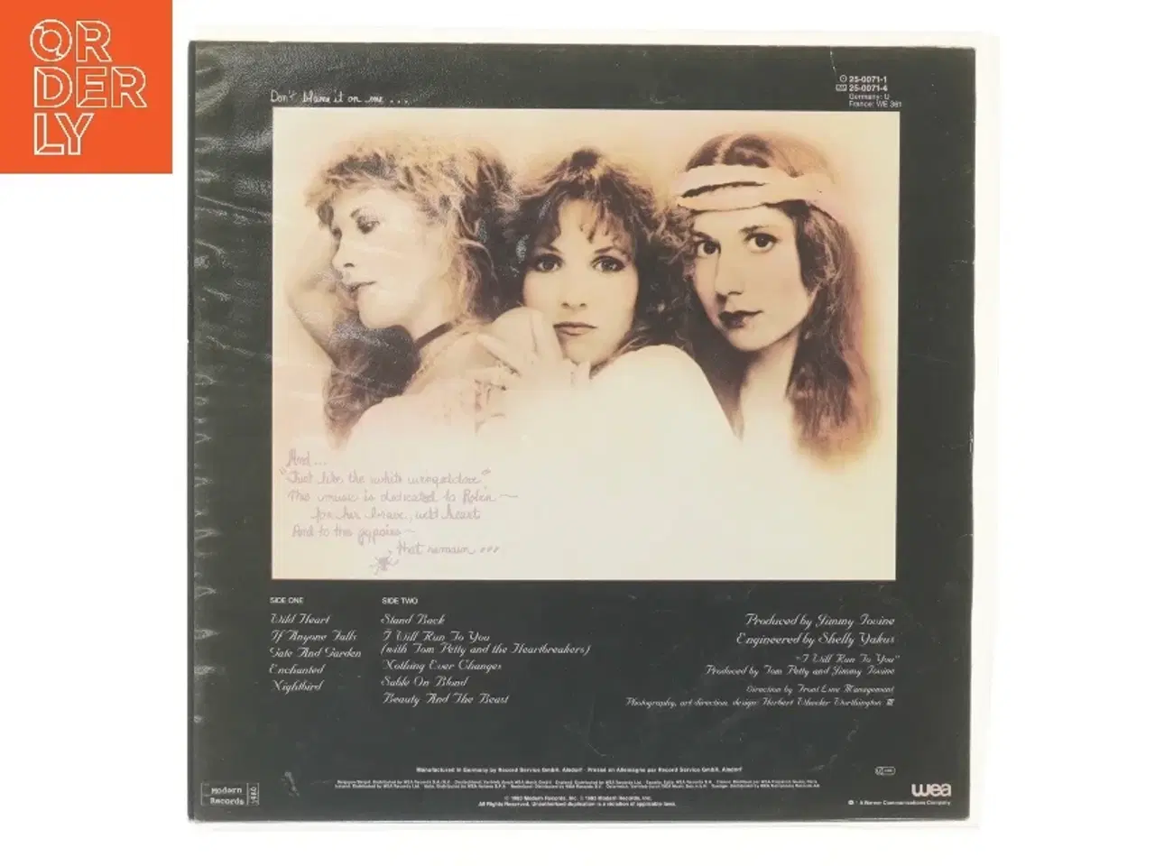 Billede 2 - Stevie Nicks - The Wild Heart LP fra Stevie Nicks
