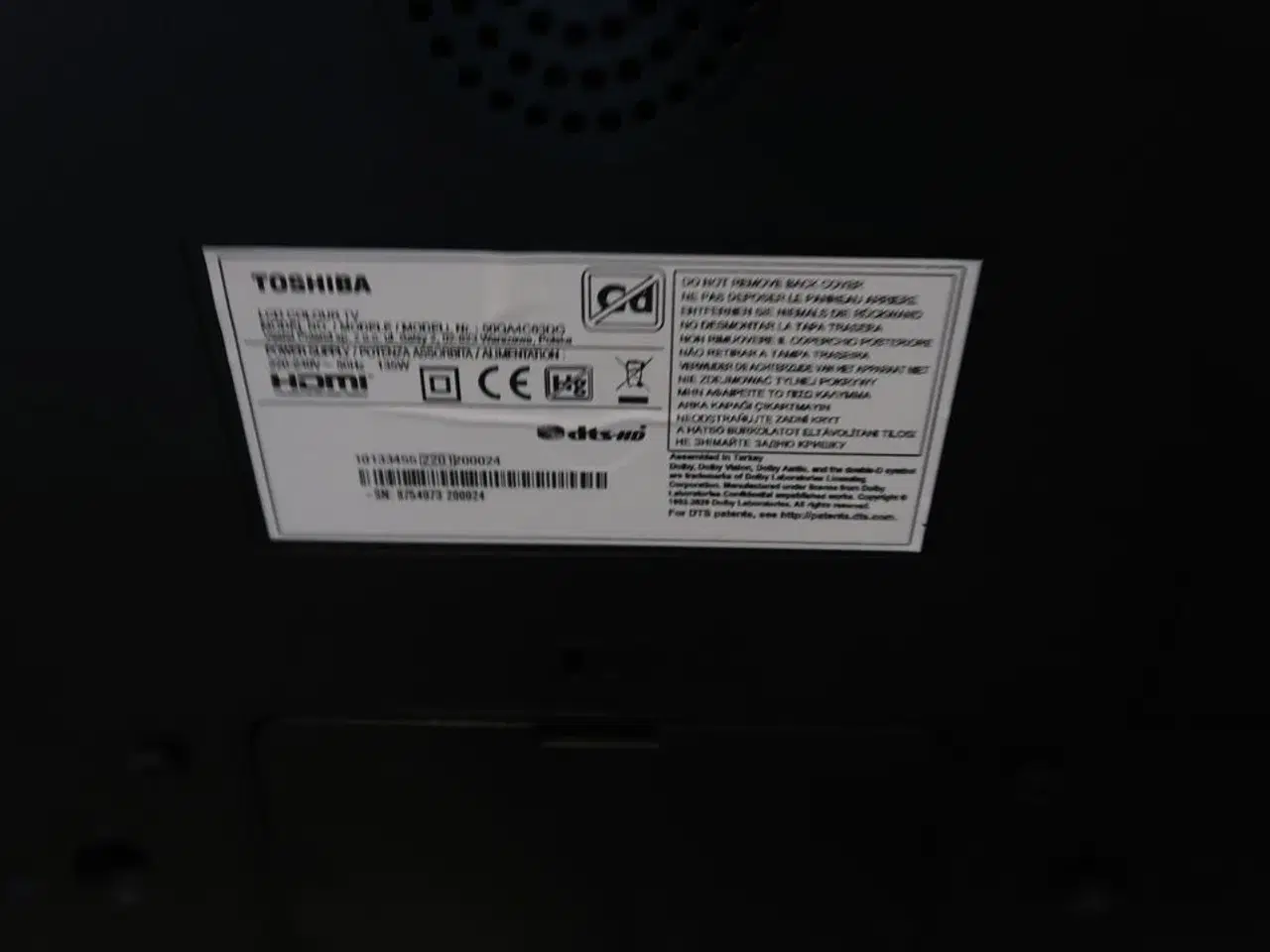 Billede 3 - Toshiba 50QA4C63DG 50" 4K
