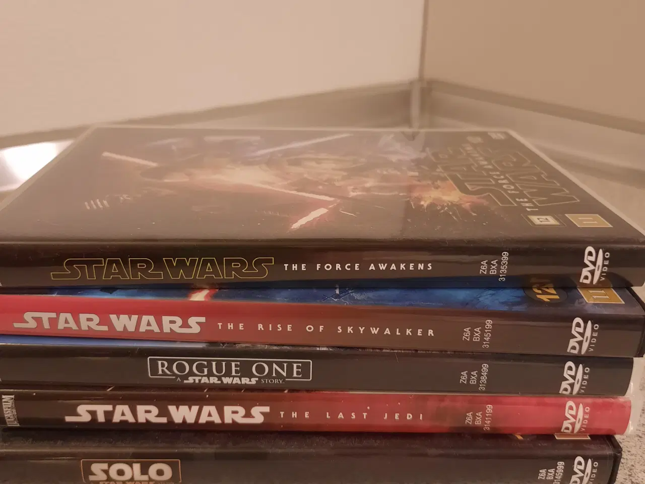 Billede 1 - 5 star Wars film på dvd.