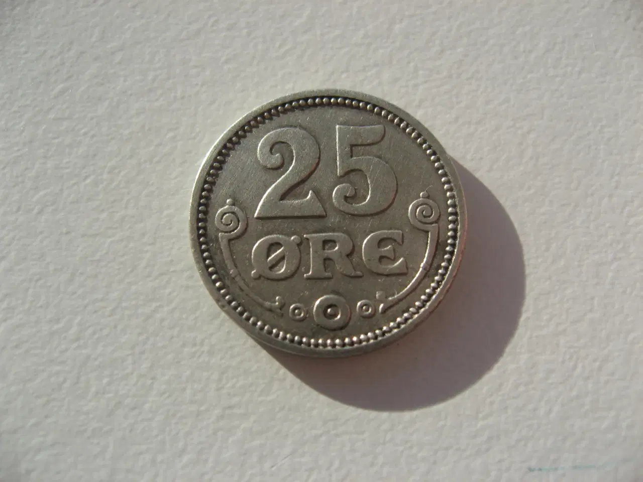 Billede 2 - Flot sølv 25 øre 1914, den sværeste i serien