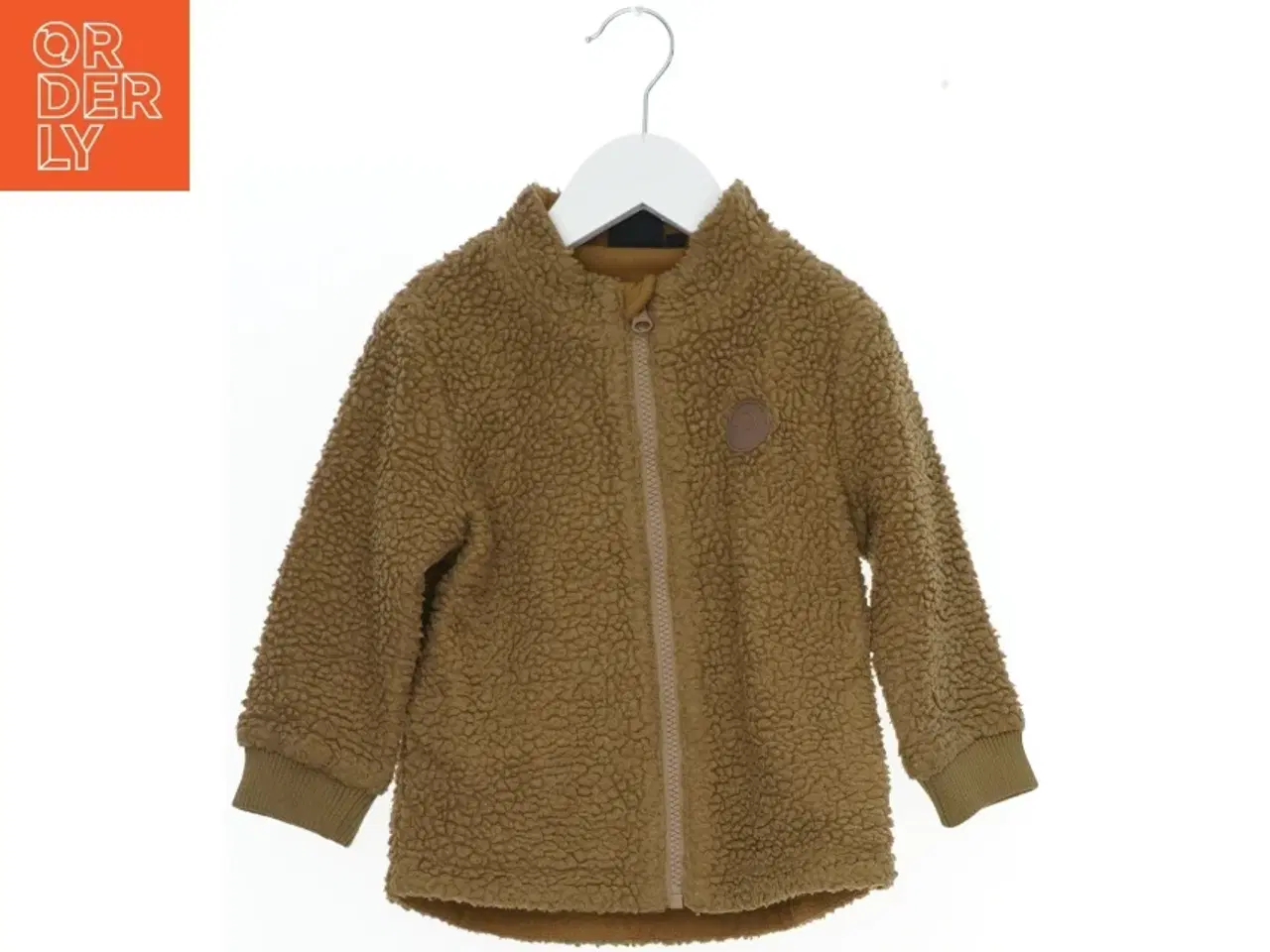Billede 1 - Brun fleecejakke til børn fra Petit (str. 92)