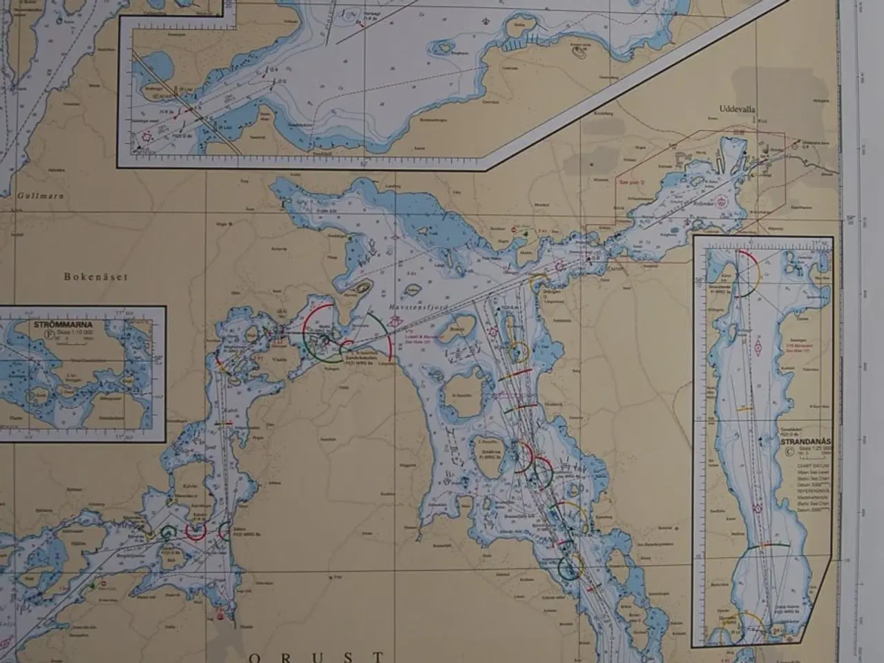 Billede 3 - Svensk Søkort 933 Hunnebo Strand-Uddevalla-Gullhol