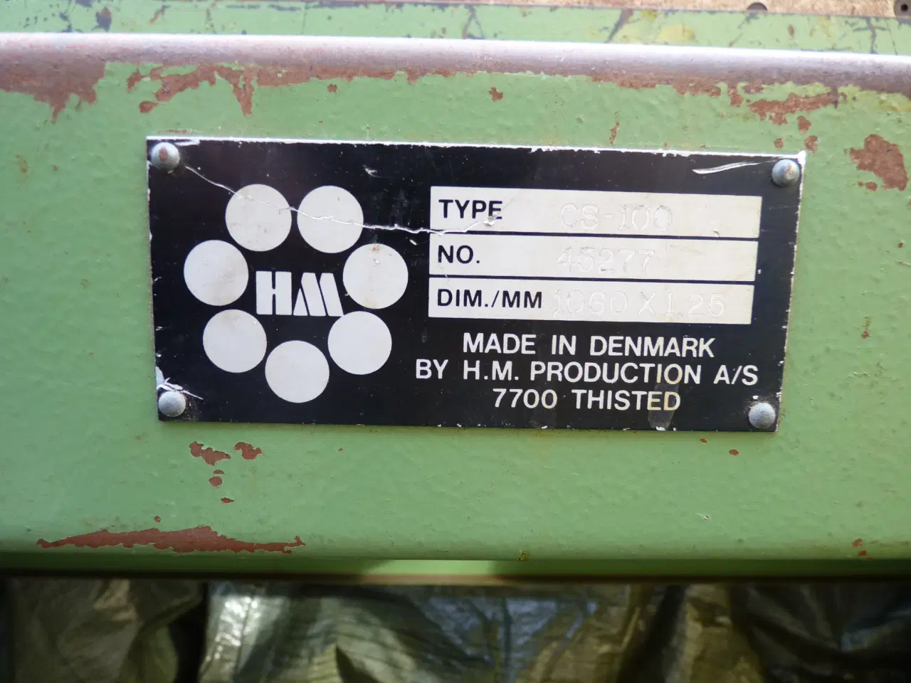 Billede 2 - HM pladeklipper Type CS 100 