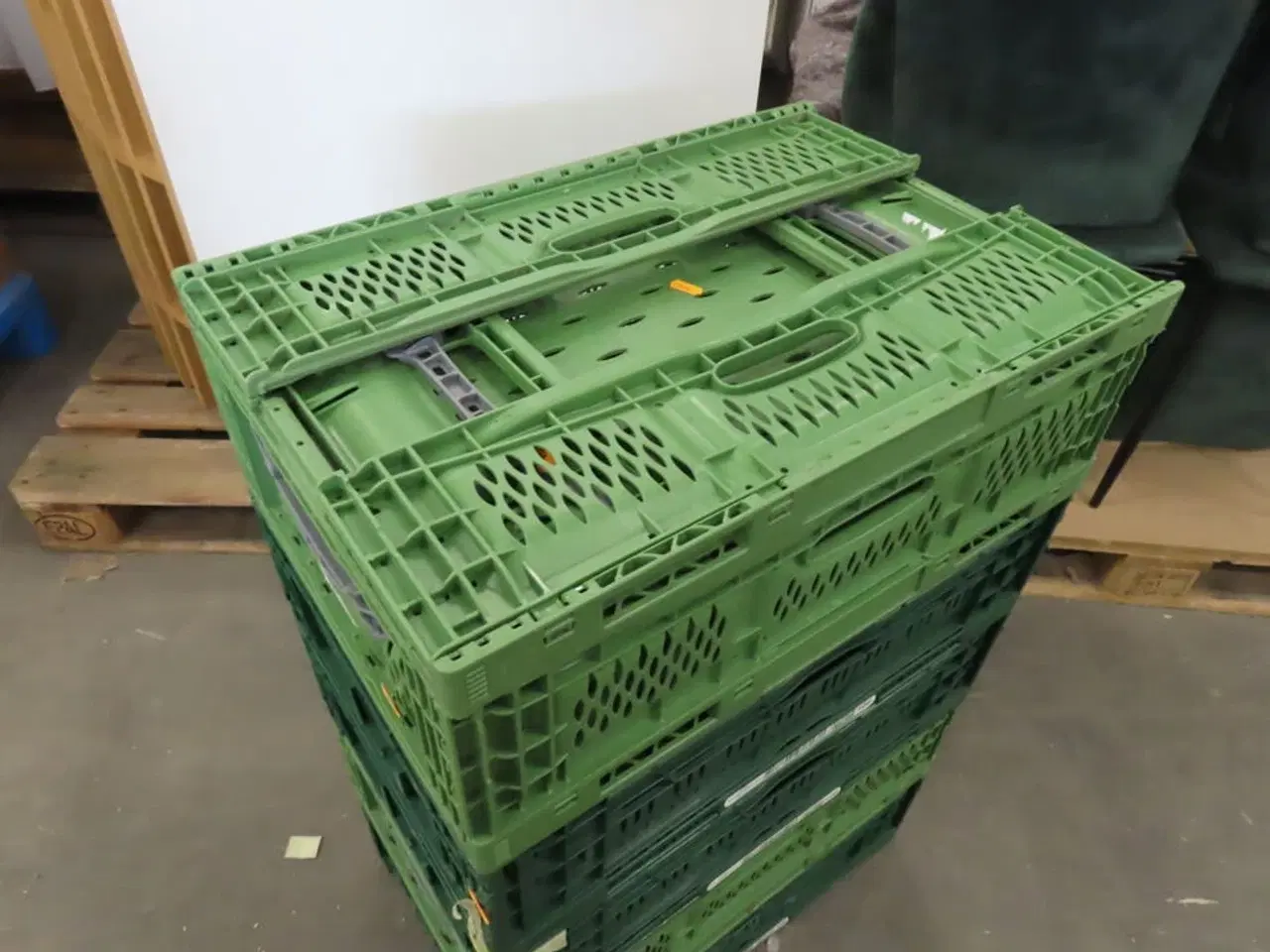 Billede 3 - 6 stk. plastkasser (foldbare)