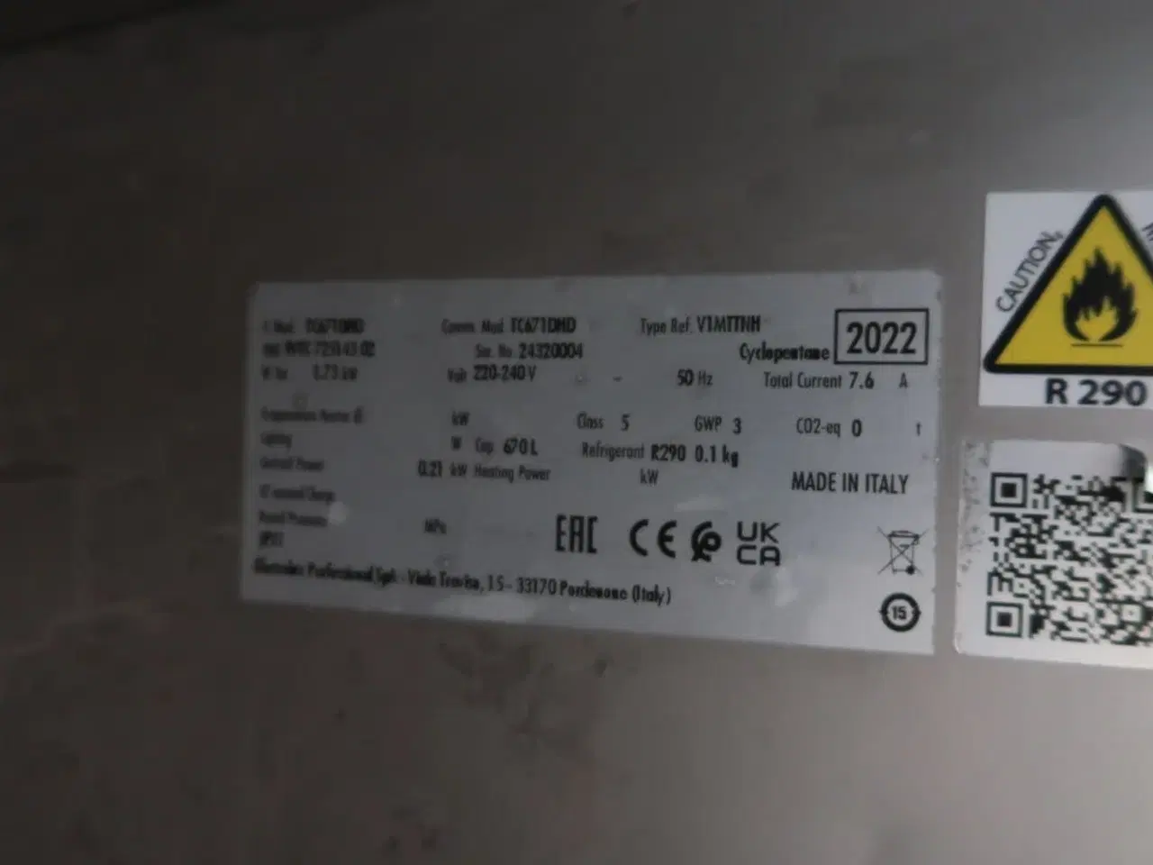 Billede 1 - Køleskab ELECTROLUX TC671DHD