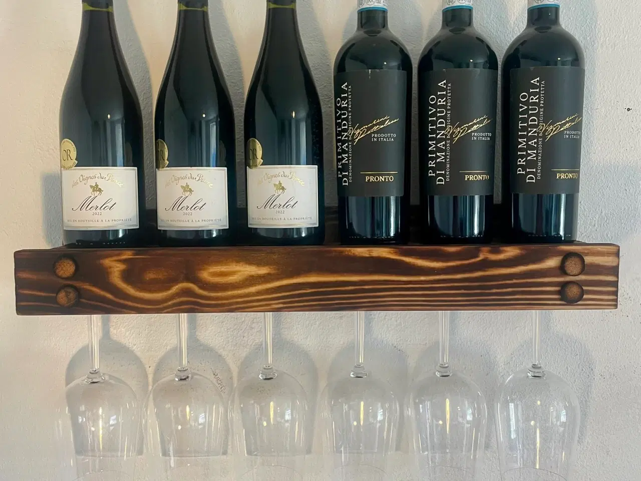 Billede 1 - Vinhylde af træ