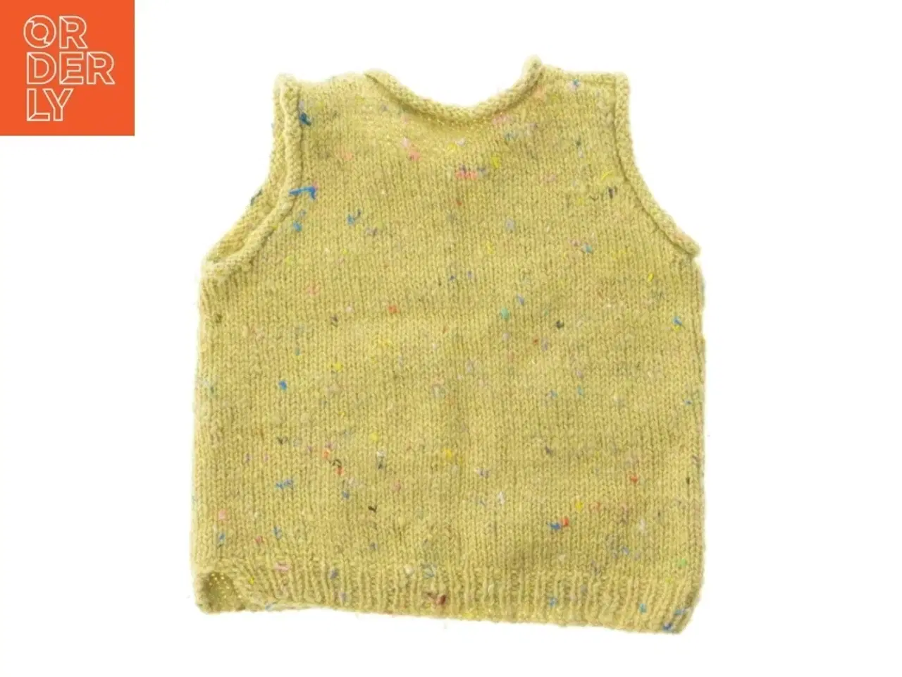 Billede 1 - Strikket vest (str. Bryst, 33 cm. længde. 36 cm)