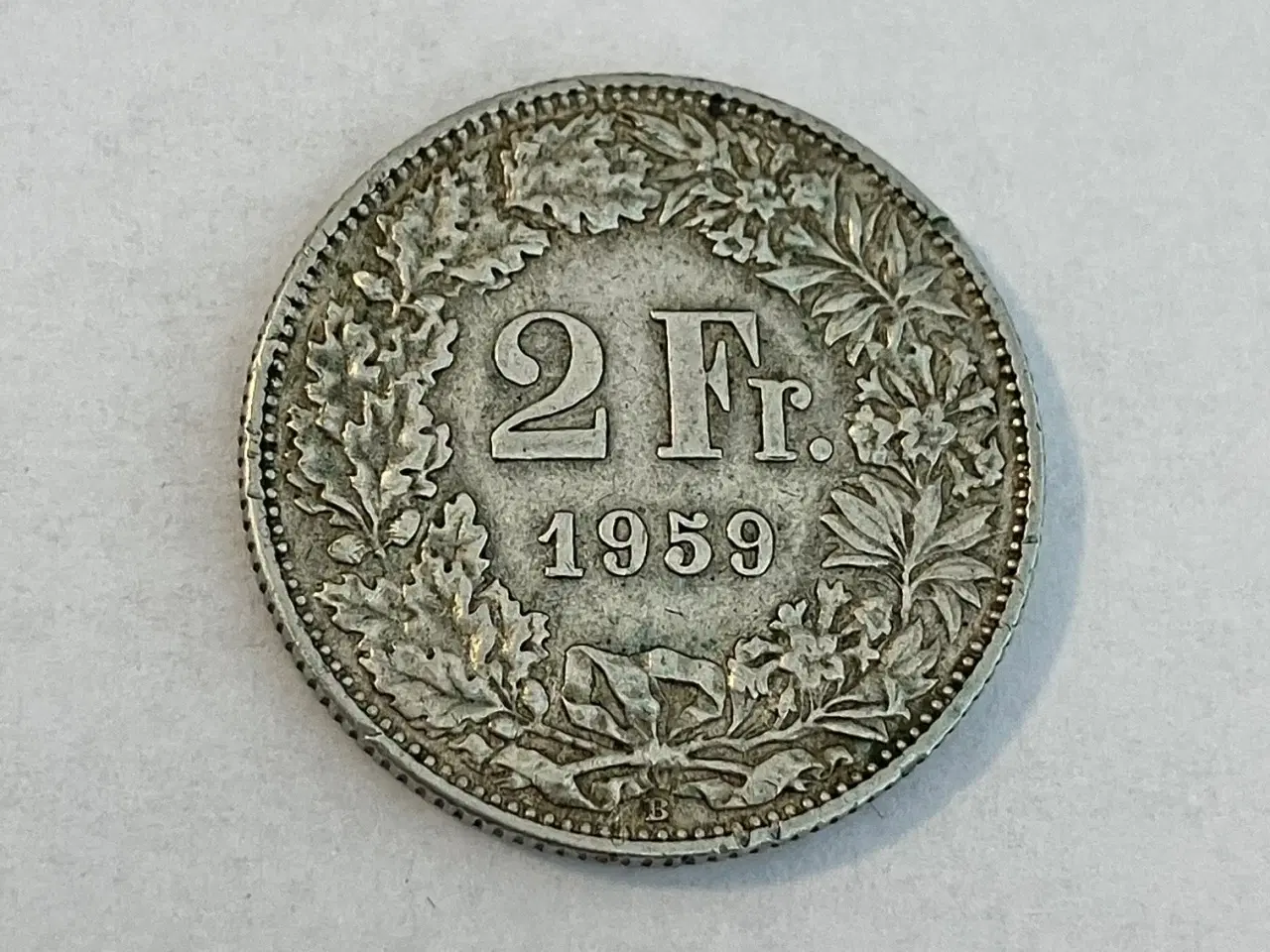 Billede 1 - 2 Francs Switzerland 1959