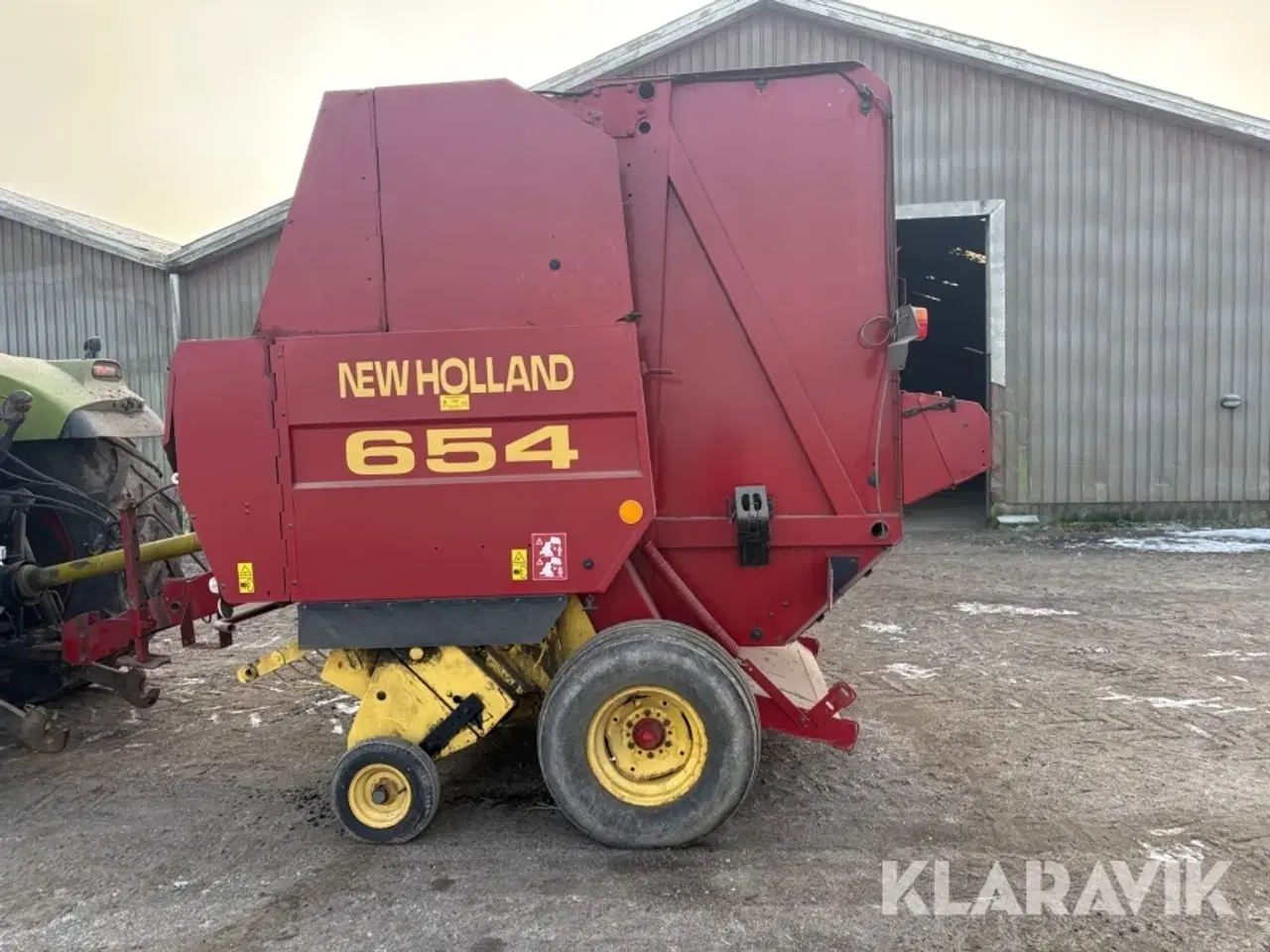 Billede 4 - Rundballepresser New Holland 654