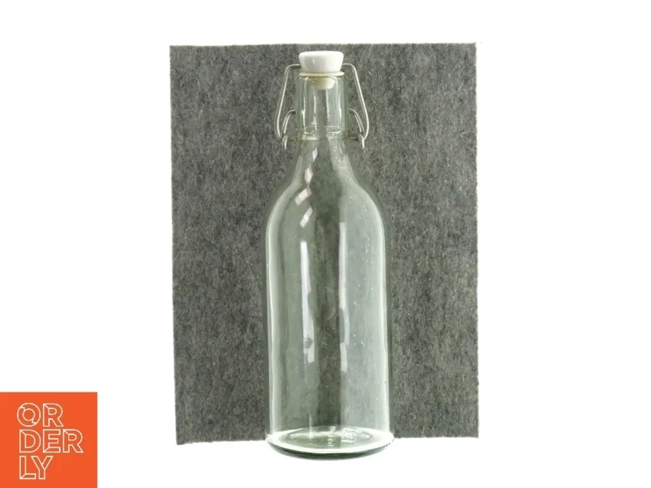Billede 1 - Glas flaske fra Ikea (str. 25 x 8cm)