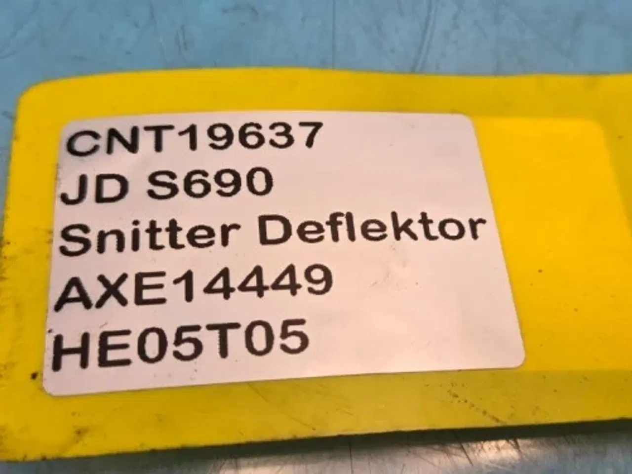 Billede 7 - John Deere S690 Snitter Deflektor AXE14449