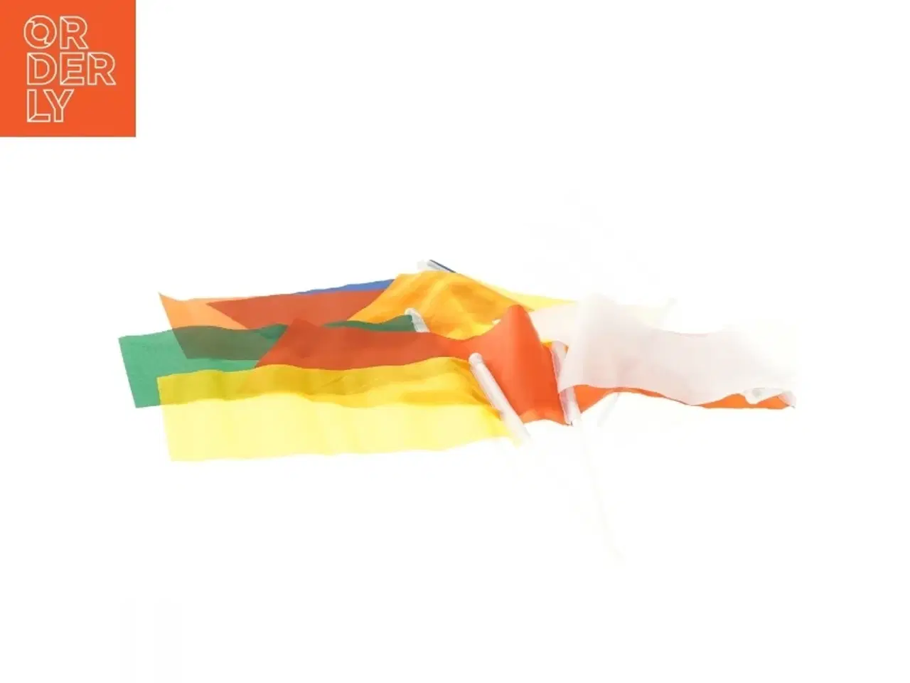 Billede 1 - Farverige flag (str. 30 cm)