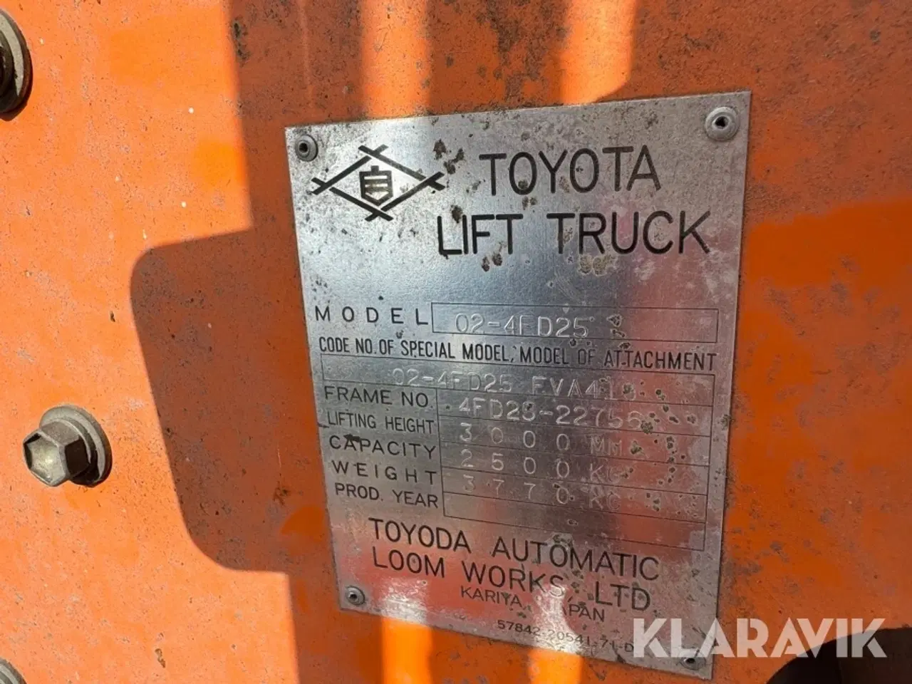 Billede 5 - Dieseltruck Toyota 02-4FD25