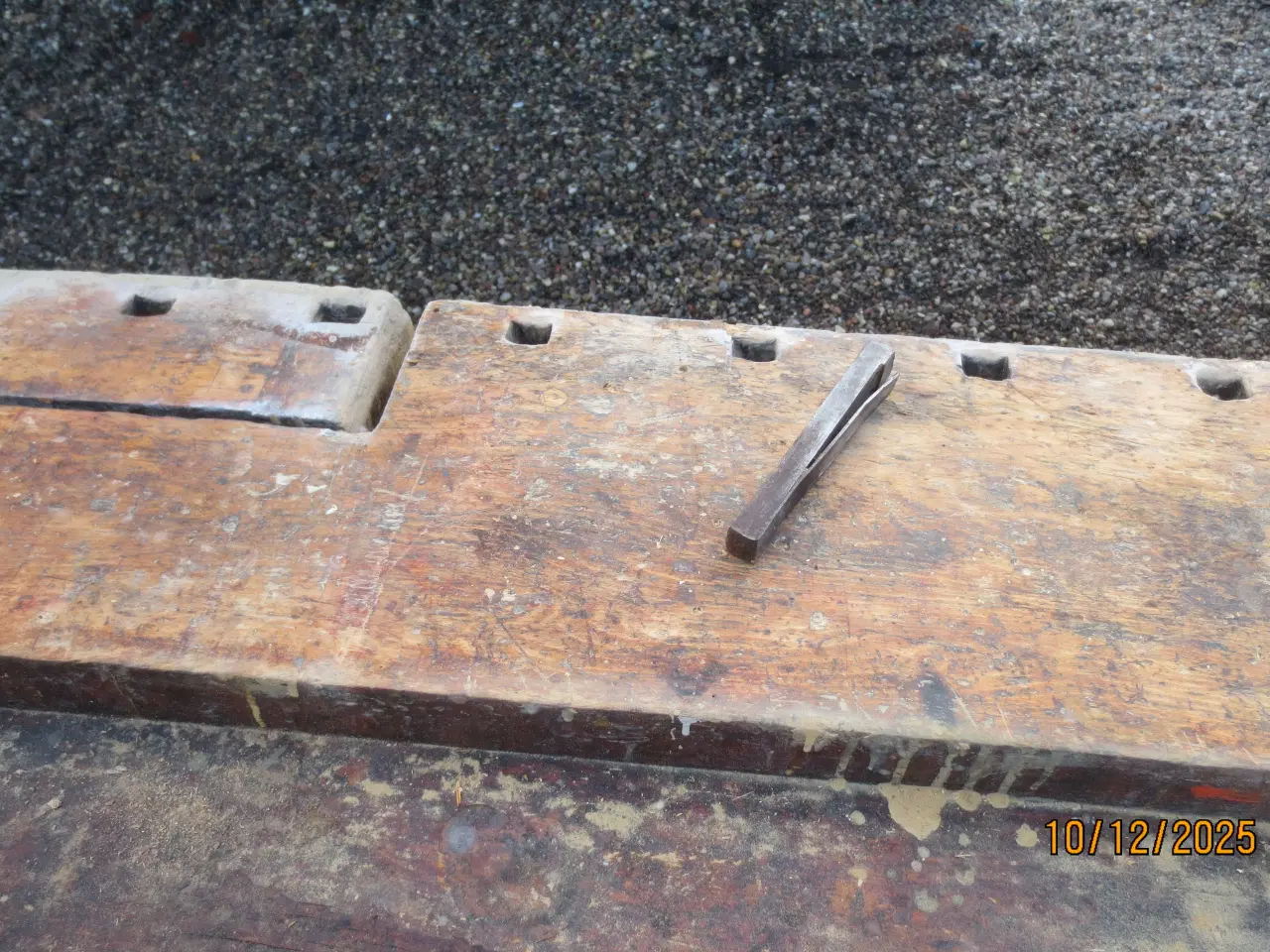 Billede 5 - 1 stk Rigtig Snedker Høvlebænk med Jernspindler
