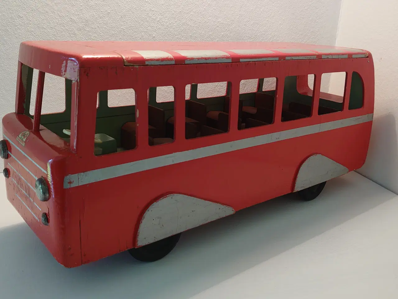 Billede 1 - Fængselslegetøj. Sjælden flagmærket bus(54cm)