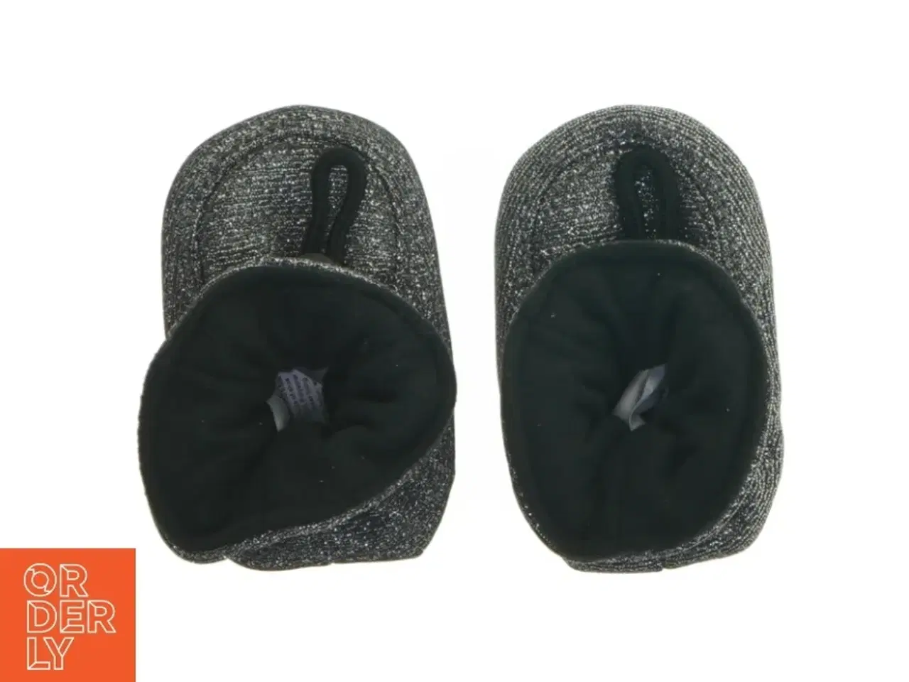 Billede 1 - Babysko i glitterstof (str. 13 cm)