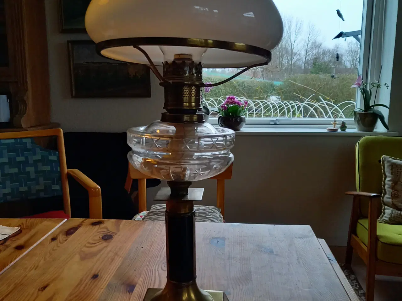 Billede 2 - Petroleum lampe.