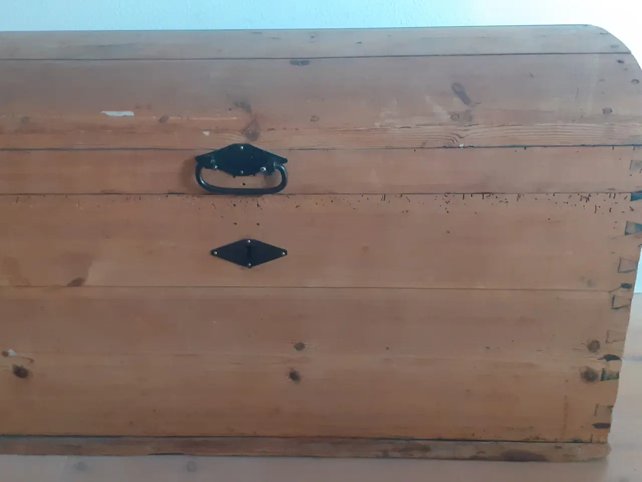 Billede 1 - Lågkiste, lille i ubehandlet fyrretræ