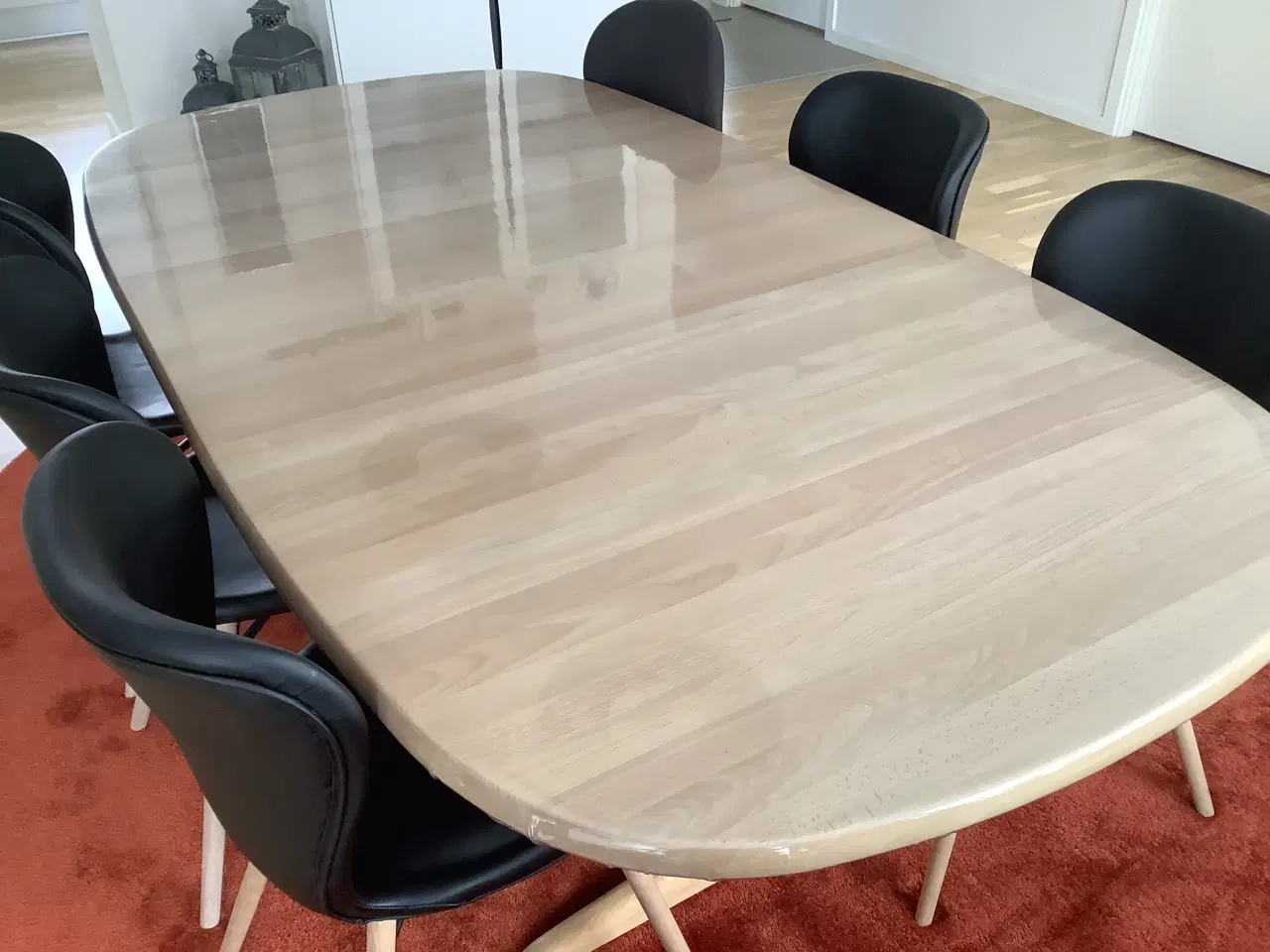 Billede 5 - Gangsø sæbebehandlet bøgebord