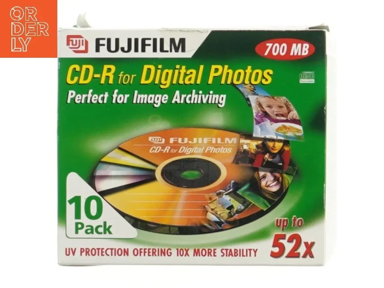 Billede 1 - Fujifilm CD-R 700 MB 10-pak fra Fujifilm (str. 10 stk 13x15 cm)